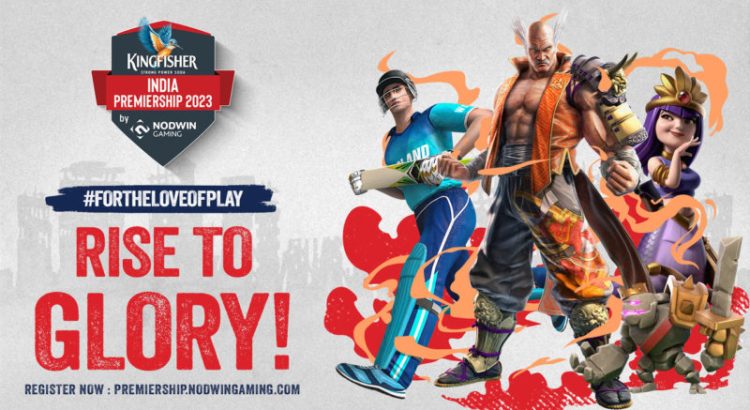 Kingfisher India Premiership 2023 with Clash of Clans, WCC, and Tekken 7